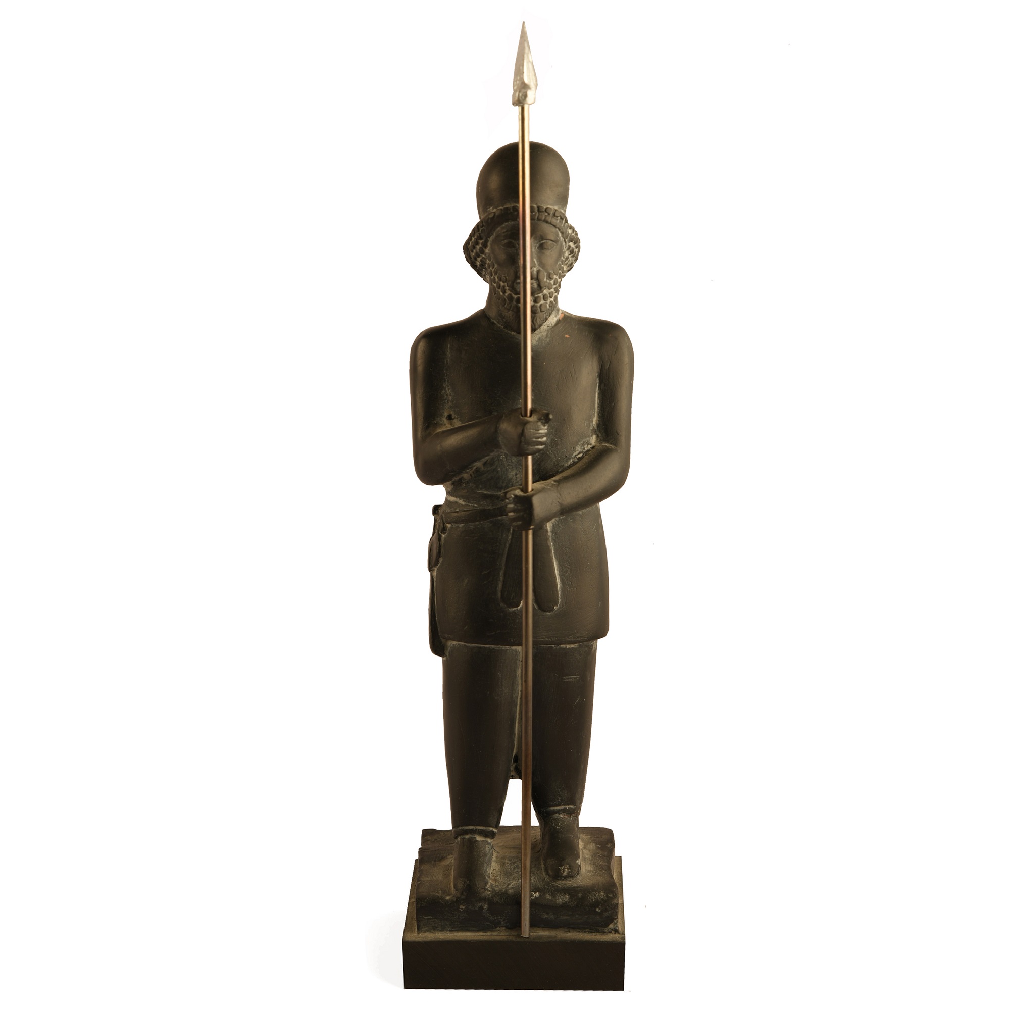 تندیس  طرح نگهبان سلطنتی نیزه دار درلباس مادی کد ST018